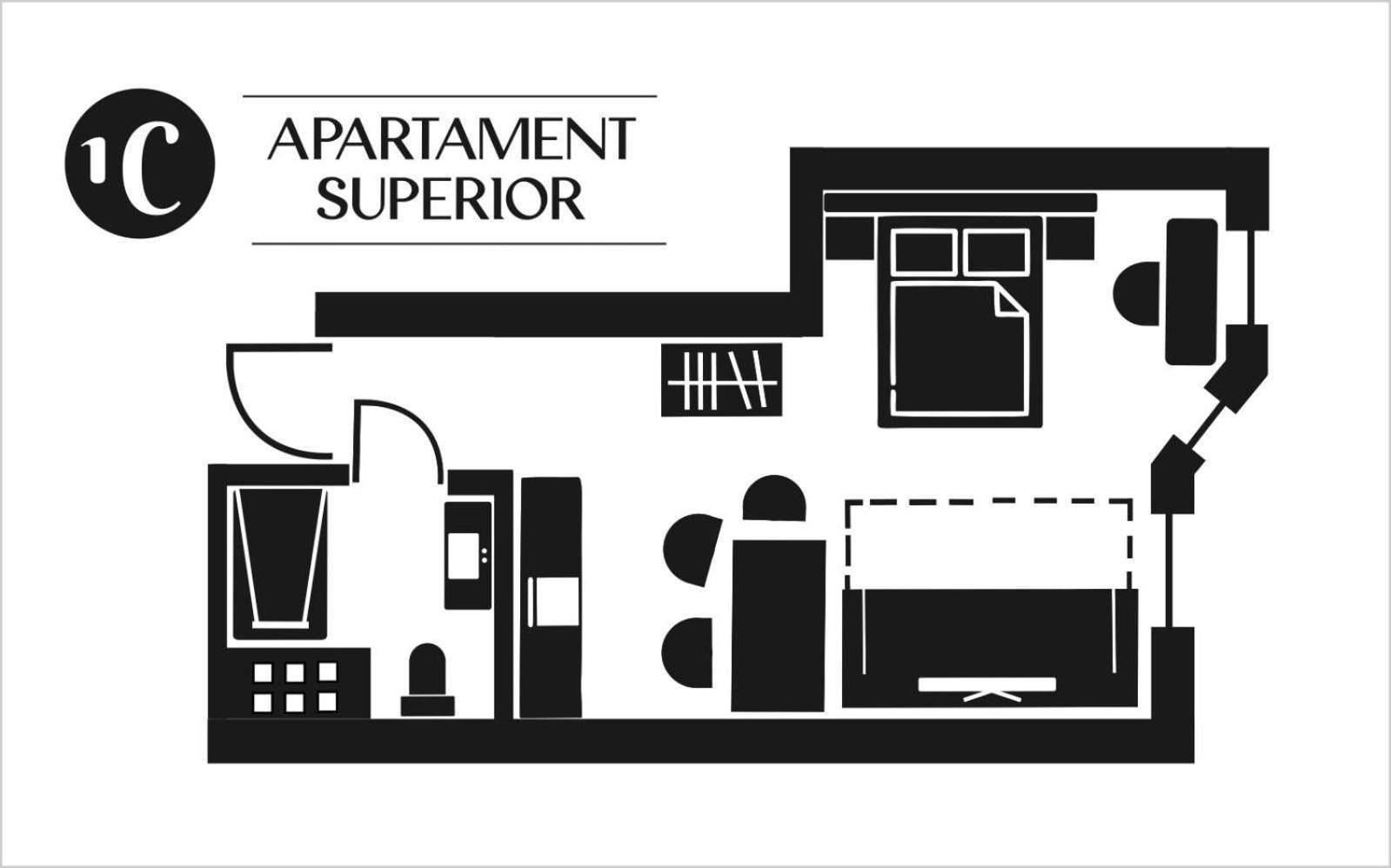 גיז'יצקו Dk Apartamenty Hotelove מראה חיצוני תמונה